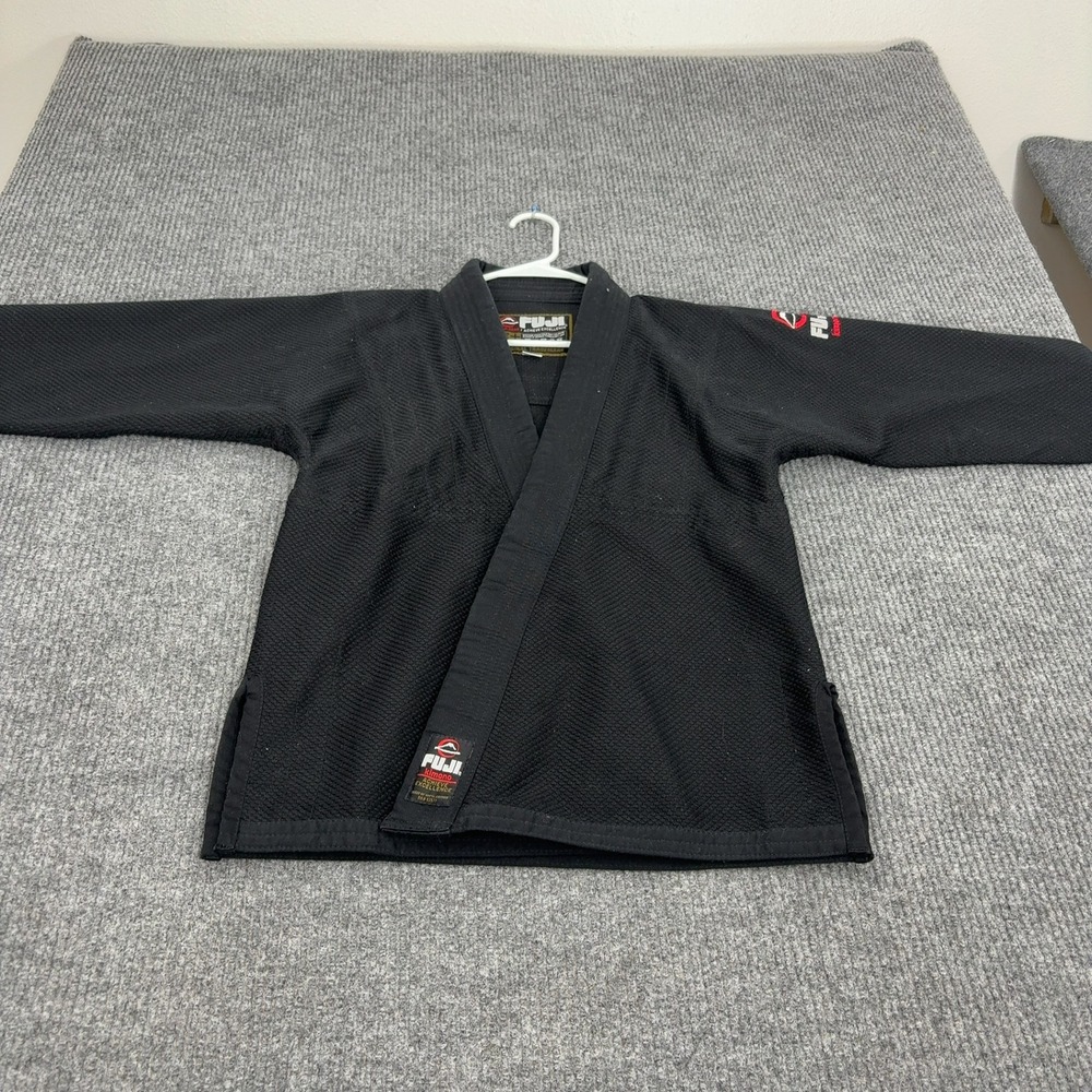 Fuji Kimono Gi Jacket Mens C2 Black Cotton Heavyweight Martial Arts BJJ Judo‎
